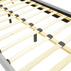 Κρεβάτι LumiLux ύφασμα σε γκρι απόχρωση 160x200εκ