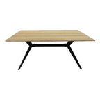 Τραπέζι Ezali sonoma mdf με μαύρα μεταλλικά πόδια 160x90x75εκ