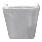 Πολυθρόνα Regalo βελούδο σε λευκή απόχρωση 75x88x85εκ