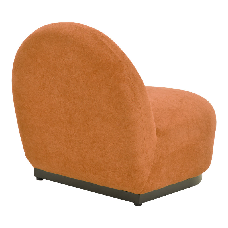 Πολυθρόνα Zenny υφασμα terracotta 64x85x68εκ