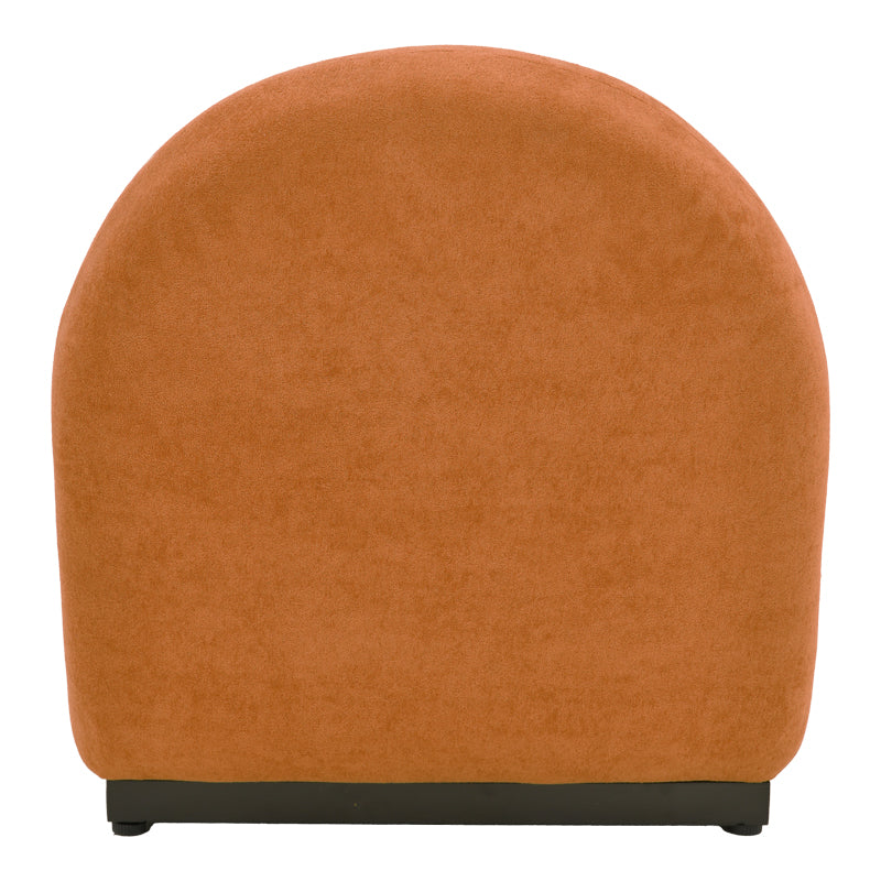 Πολυθρόνα Zenny υφασμα terracotta 64x85x68εκ