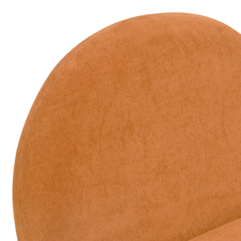 Πολυθρόνα Zenny υφασμα terracotta 64x85x68εκ