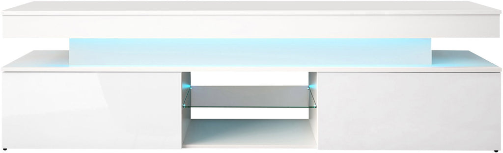 Έπιπλο τηλεόρασης Glossa 2D 190 με LED-Leuko Gualistero