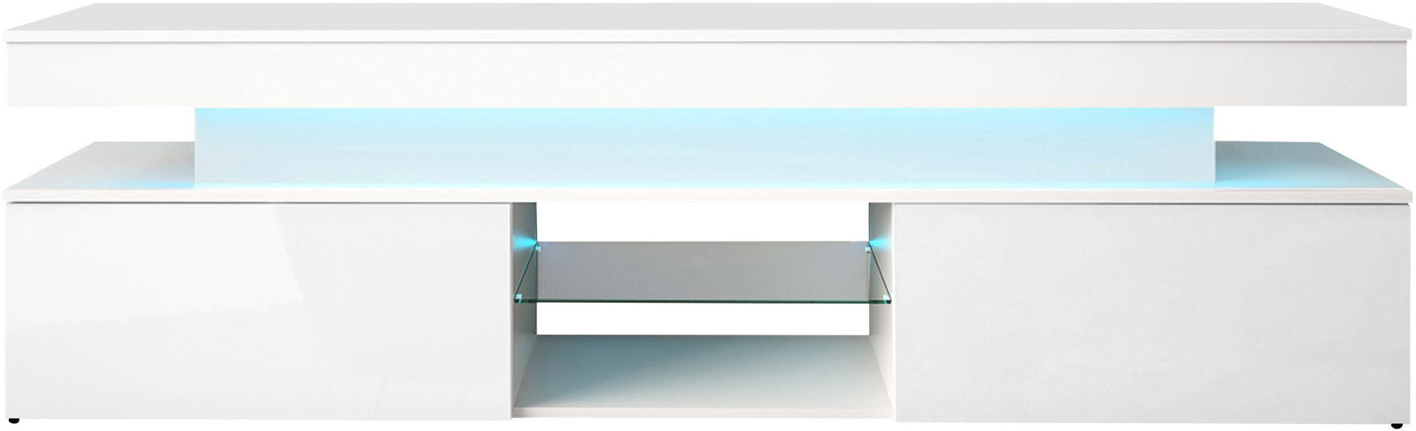 Έπιπλο τηλεόρασης Glossa 2D 190 με LED-Leuko Gualistero