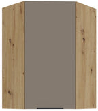 Κρεμαστό ντουλάπι γωνιακό Arianna 60x60 GN 90 1F-Γκρέζ
