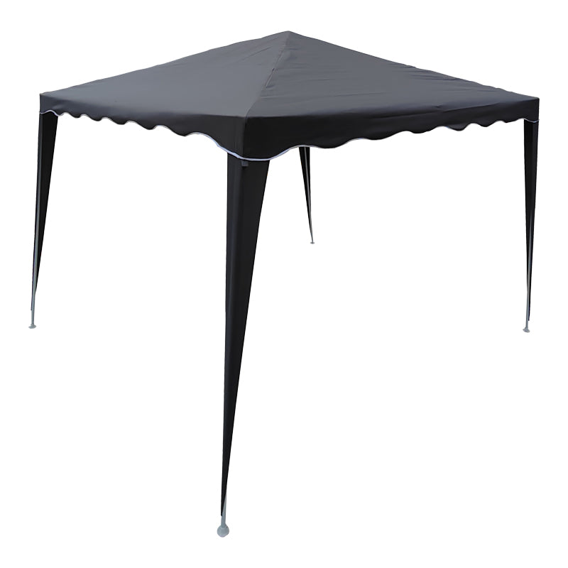Κιόσκι Gazebo μεταλλικός σκελετός - ύφασμα ανθρακί 3x3m