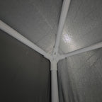 Κιόσκι Gazebo μεταλλικός σκελετός - ύφασμα ανθρακί 3x3m