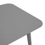 Τραπέζι Vista αλουμίνιο σε ανθρακί απόχρωση 80x80x72εκ