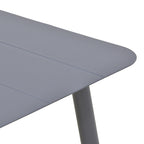 Τραπέζι Vista αλουμίνιο σε ανθρακί απόχρωση 120x70x72εκ