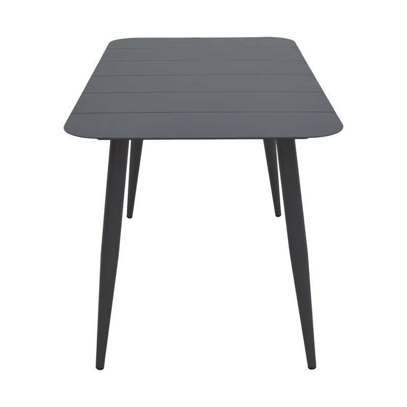 Τραπέζι Vista αλουμίνιο σε μαύρη απόχρωση 150x80x72εκ