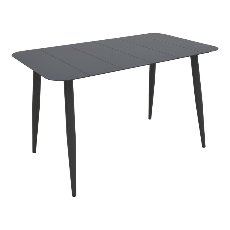 Τραπέζι Vista αλουμίνιο σε μαύρη απόχρωση 150x80x72εκ