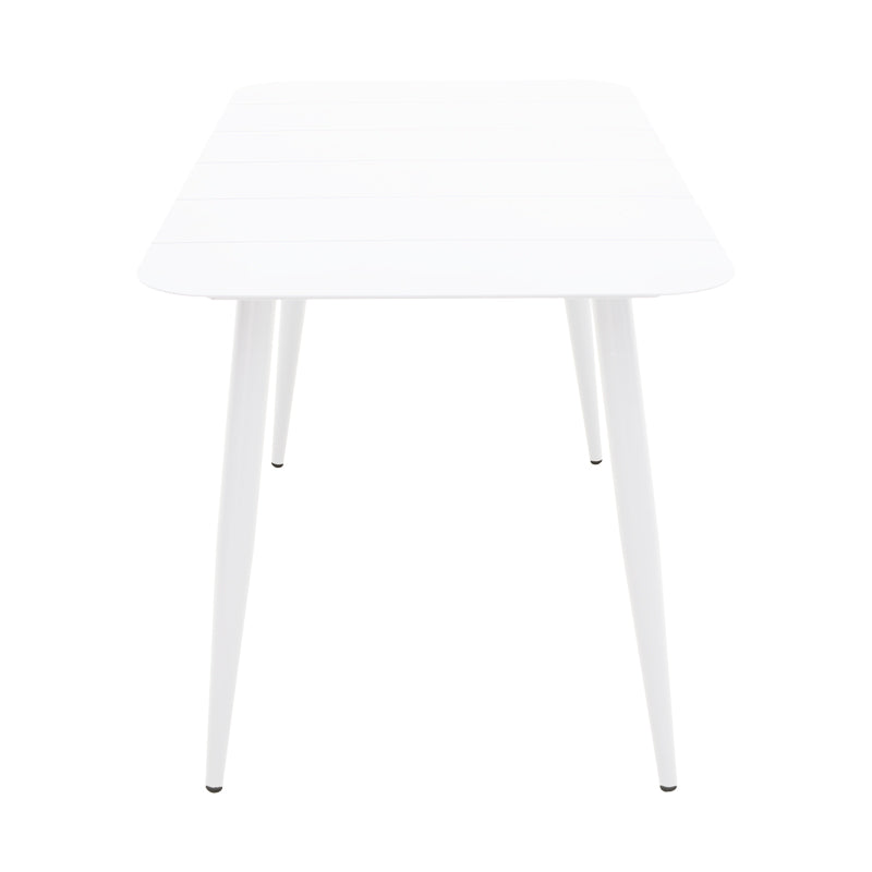 Τραπέζι Vista αλουμίνιο σε λευκη απόχρωση 150x80x72εκ