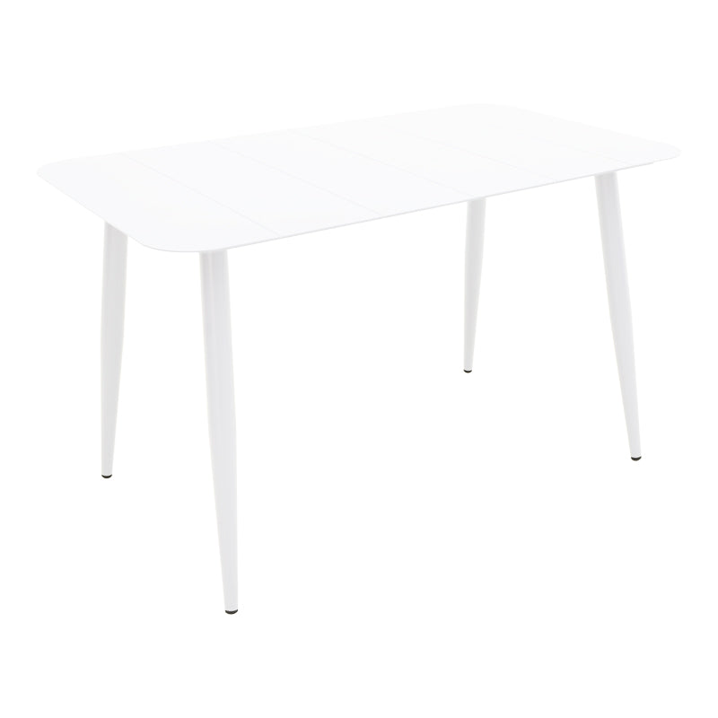 Τραπέζι Vista αλουμίνιο σε λευκη απόχρωση 150x80x72εκ
