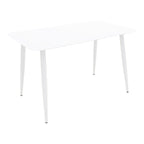 Τραπέζι Vista αλουμίνιο σε λευκη απόχρωση 150x80x72εκ