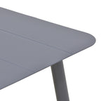 Τραπέζι Vista αλουμίνιο σε ανθρακί απόχρωση 150x80x72εκ