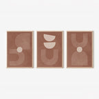 Πίνακας Banba τρίπτυχος με ψηφιακή εκτύπωση και πλαίσιο 33x1.5x48εκ