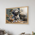 Πίνακας Woof με ψηφιακή εκτύπωση και πλαίσιο 48x1.5x33εκ