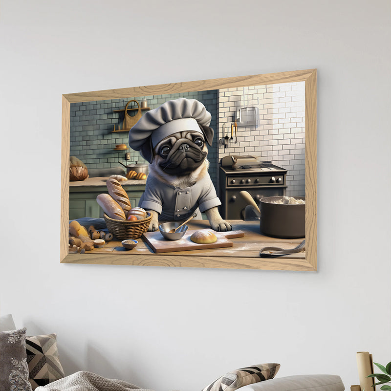 Πίνακας Woof με ψηφιακή εκτύπωση και πλαίσιο 48x1.5x33εκ