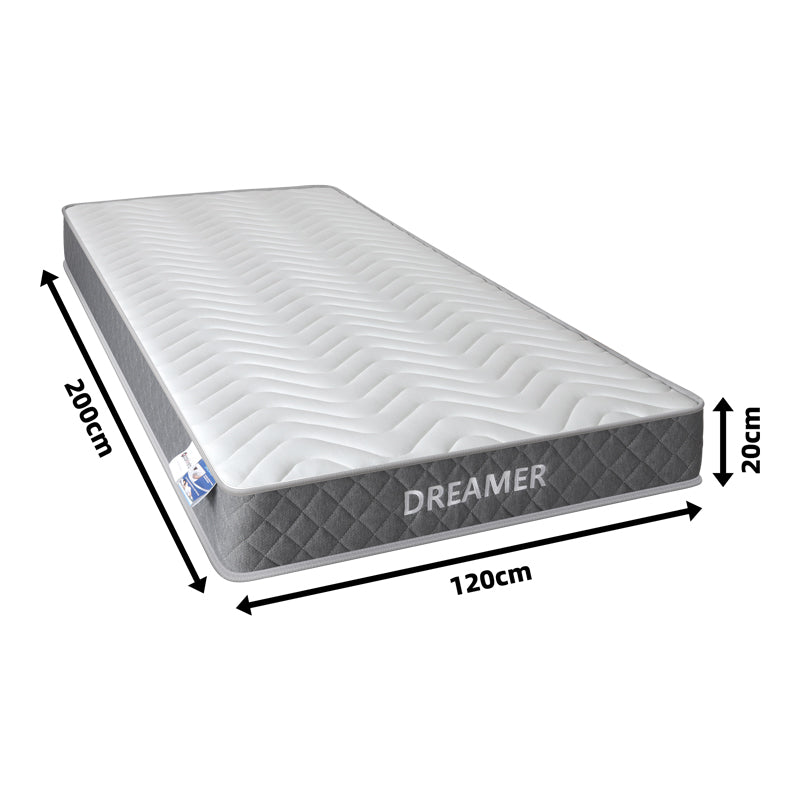 Στρώμα Dreamer pocket spring διπλής όψης 20cm 120x200εκ