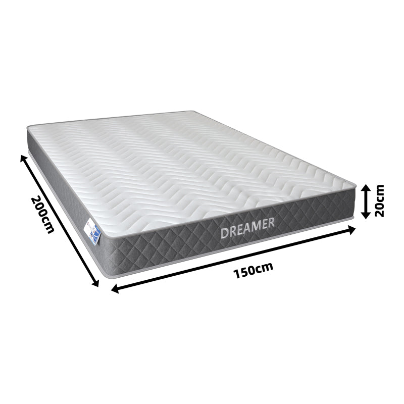 Στρώμα Dreamer pocket spring διπλής όψης 20cm 150x200εκ