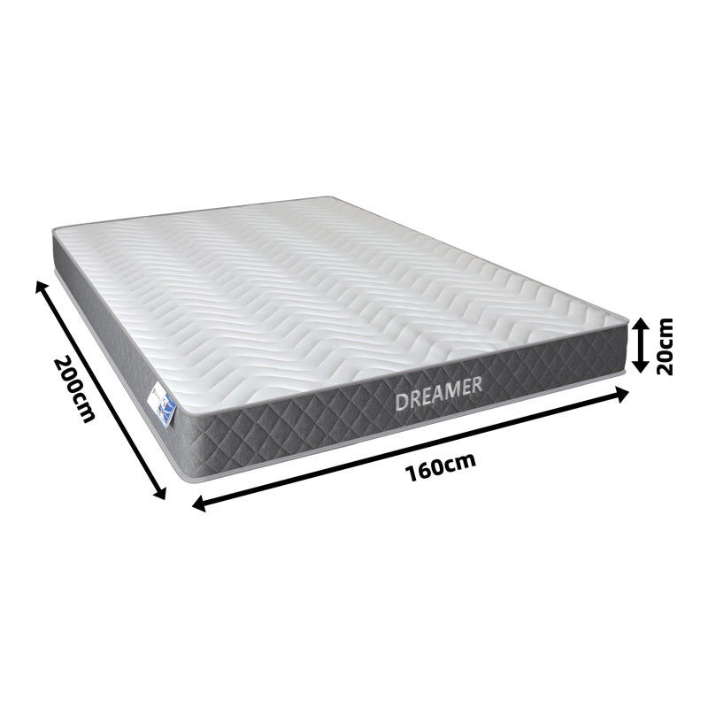Στρώμα Dreamer pocket spring διπλής όψης 20cm 160x200εκ