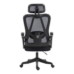 Καρέκλα γραφείου διευθυντή Exeter mesh χρώμα μαύρο 50x58x119-129εκ