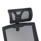 Καρέκλα γραφείου Plymot mesh χρώμα μαύρο 48x58x112-122εκ