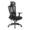 Καρέκλα γραφείου διευθυντή Magida mesh μαύρο 58.5x66x115-125εκ