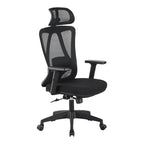 Καρέκλα γραφείου διευθυντή Magida mesh μαύρο 58.5x66x115-125εκ