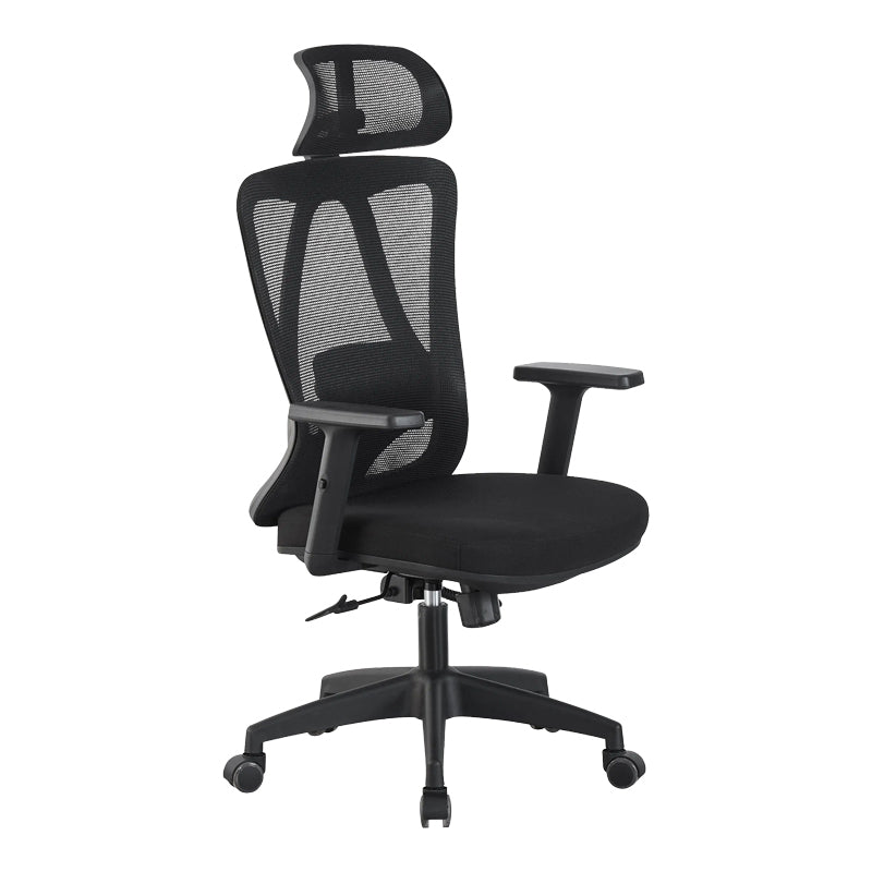 Καρέκλα γραφείου διευθυντή Magida mesh μαύρο 58.5x66x115-125εκ