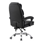 Καρέκλα γραφείου διευθυντή Sanema pu μαύρο 62x67x112-122εκ