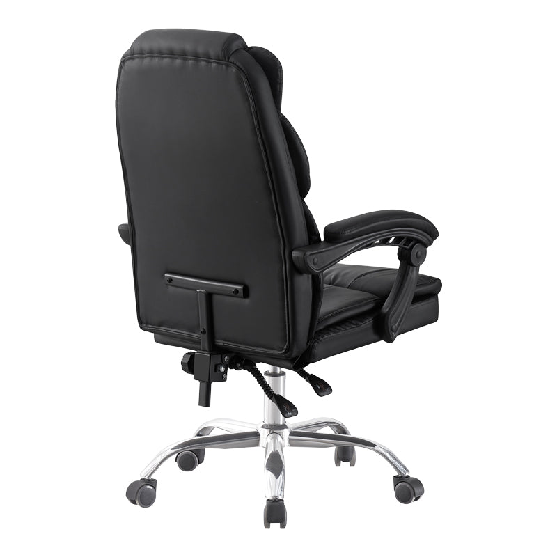 Καρέκλα γραφείου διευθυντή Sanema pu μαύρο 62x67x112-122εκ
