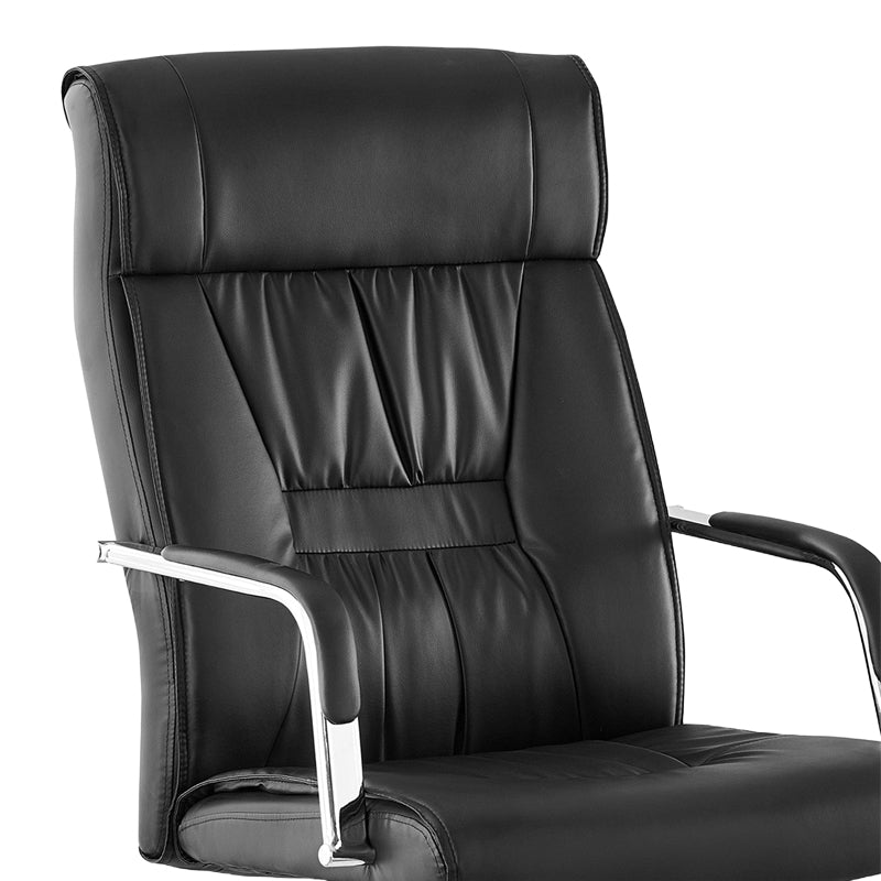 Καρέκλα γραφείου διευθυντή Biani pu μαύρο 56x70x107-115εκ
