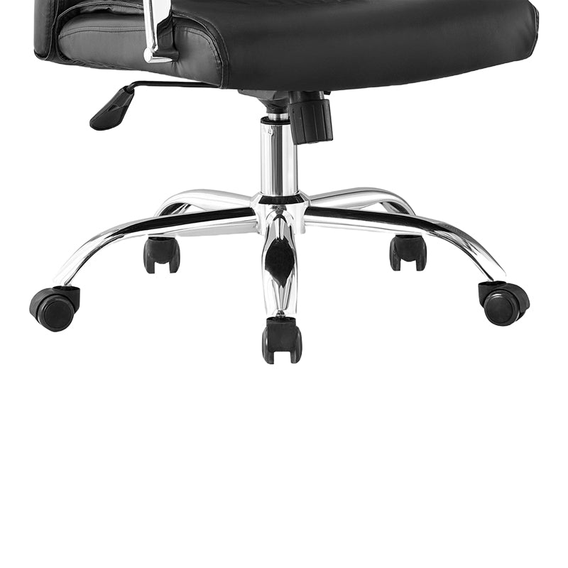 Καρέκλα γραφείου διευθυντή Biani pu μαύρο 56x70x107-115εκ