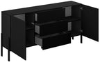 Μπουφές Plum 2D3D-Μαύρο