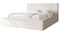 Επενδυμένο Κρεβάτι Glexi-Λευκό-140 x 200