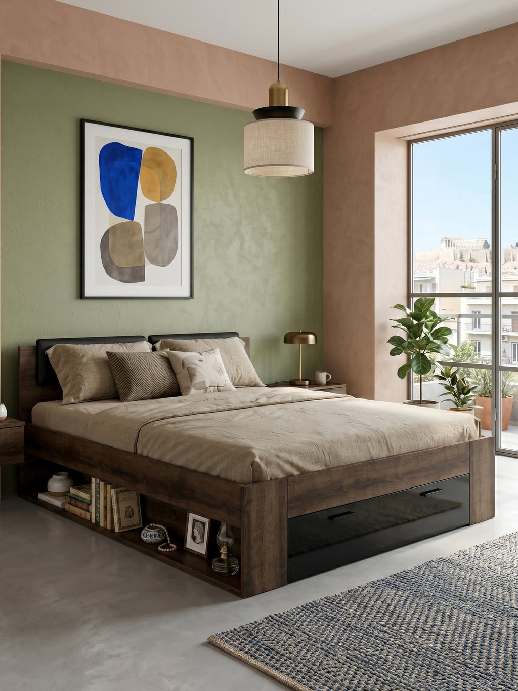 Κρεβάτι Kappa-140 x 200-Kafe - mauro