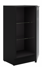Επιδαπέδια βιτρίνα Universal 40 DW 1F BB-Μαύρο