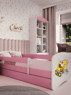 Παιδικό Κρεβάτι Babydreams Cartoon-Roz-180 x 80-Digger