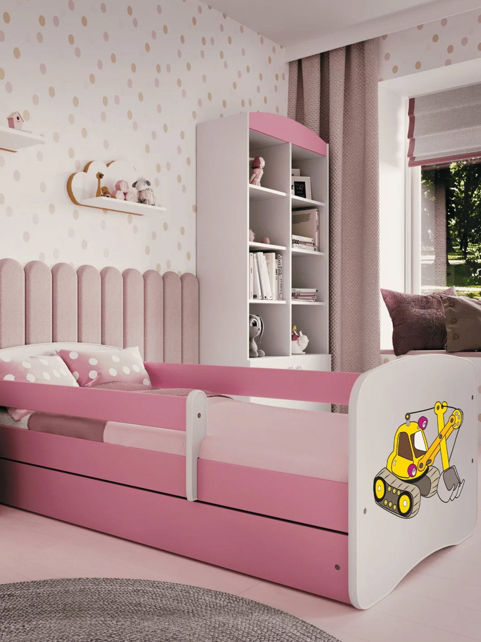 Παιδικό Κρεβάτι Babydreams Cartoon-Roz-180 x 80-Digger