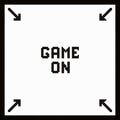 Μεταλλικό κάλυμμα Game on Ντουλάπας Young Users Next-Μαύρο