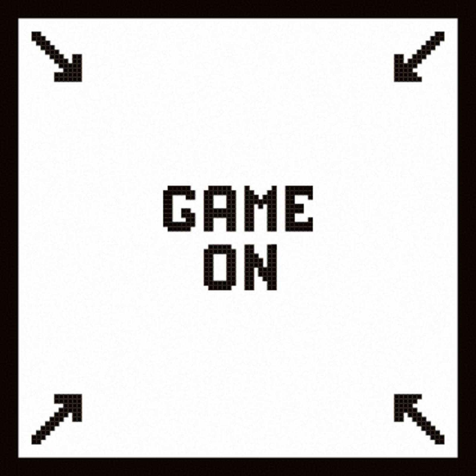Μεταλλικό κάλυμμα Game on Ντουλάπας Young Users Next-Μαύρο