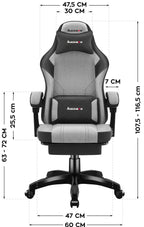 Καρέκλα Gaming Force 3.7 – Γκρί