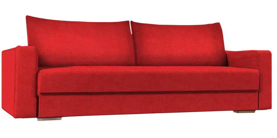 Καναπές Kleio Διθέσιος-150φ 80β εκ.-Κόκκινο