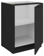 Επιδαπέδιο ντουλάπι Arianna 60 D 1F BB-Μαύρο