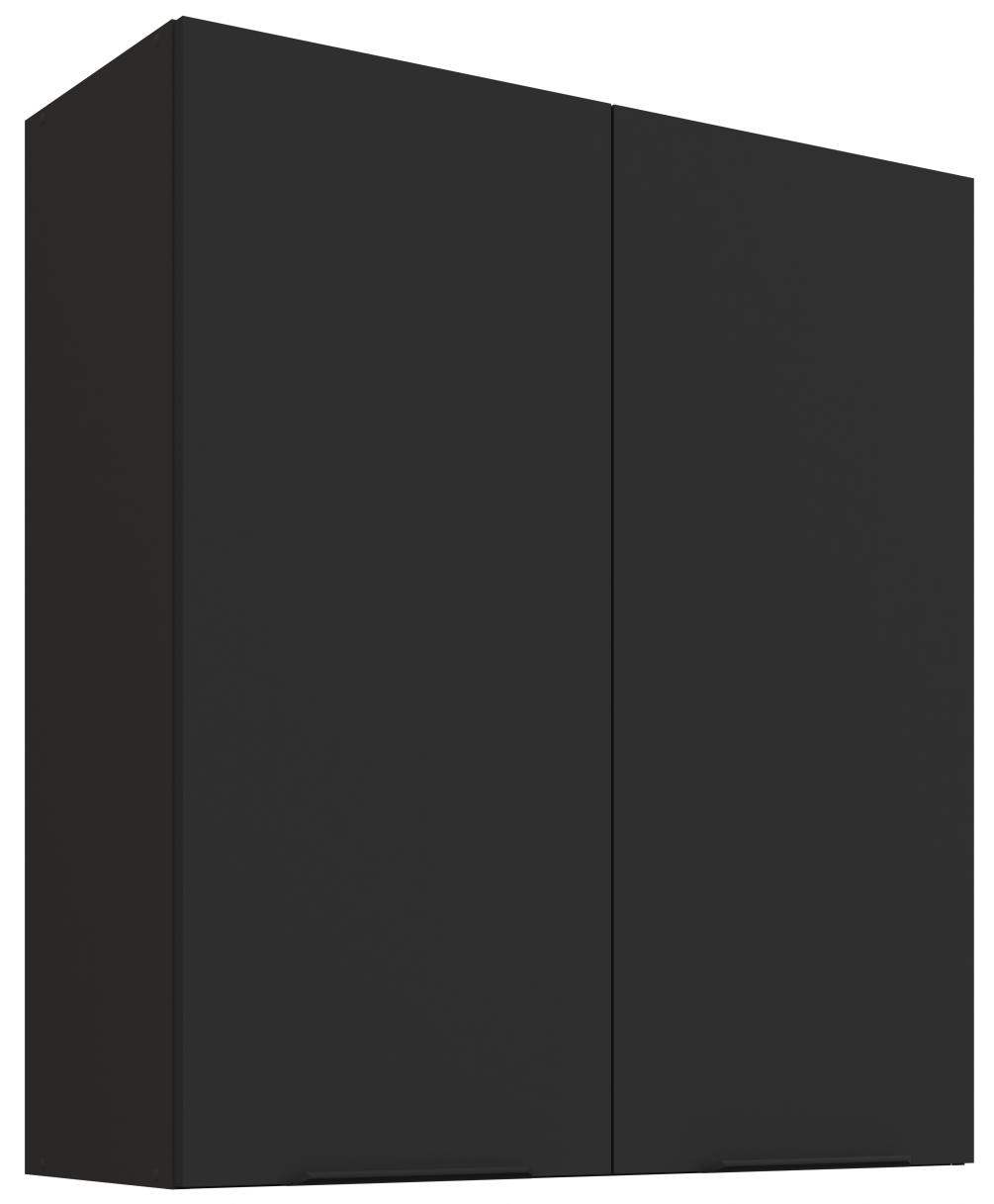 Κρεμαστό ντουλάπι Arianna 80 G 90 2F-Μαύρο