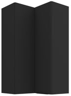Κρεμαστό ντουλάπι γωνιακό Arianna 60x60 GN 108 2F-Μαύρο