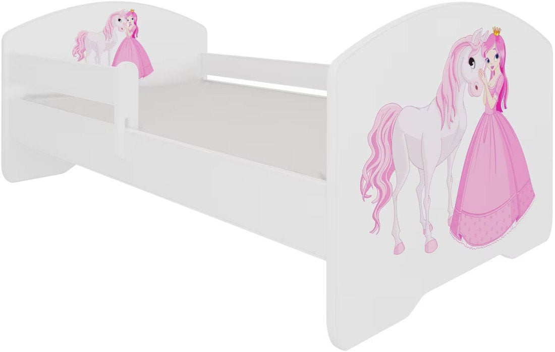 Παιδικό Κρεβάτι Belossi I-Princess -160 x 80-Με προστατευτικό