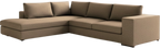 Γωνιακός καναπές Carla-Δεξιά-260φ 200β-Sand