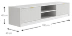 Έπιπλο τηλεόρασης Allegro plus-Leuko